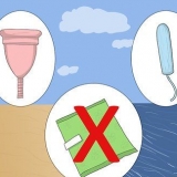 Gå på stranden, når du har menstruation
