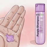Bruger lilla shampoo