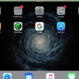 Sæt ikoner på skrivebordet på en ipad