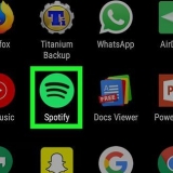 Skjul nyligt spillede kunstnere på spotify på android
