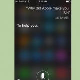 Få siri til at sige sjove ting