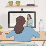 Studerer til et online kursus