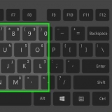Oprettelse af symboler på en bærbar computer