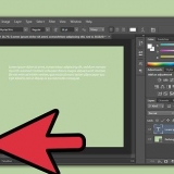 Begrund tekst i adobe photoshop