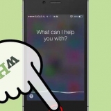 Sådan får du adgang til siri