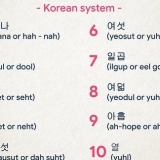 Tæller til 10 på koreansk