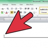 At slippe af med en vandret linje i ms word