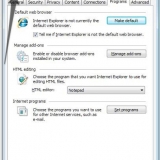 Gør internet explorer til din standardbrowser