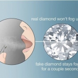 Afgøre, om en diamant er ægte