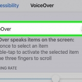 Sluk voiceover på din iphone