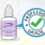 Fjern eyelash extensions