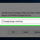 Start xampp, når windows starter