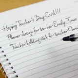 Lav dit eget kort til world teachers day