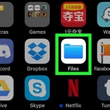 Åbning af zip-filer på en iphone