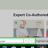 Søg efter et ord på en webside