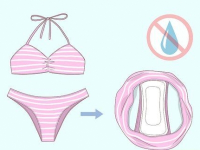 Svøm i din menstruation med bind