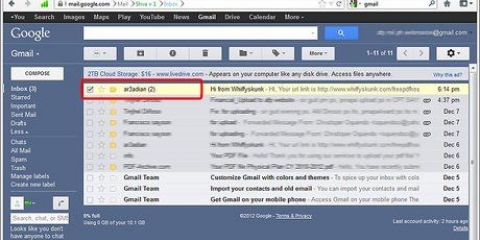 Bloker afsendere i gmail