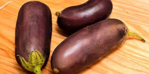 Bagning af aubergine