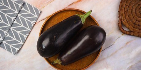 Frysning af aubergine