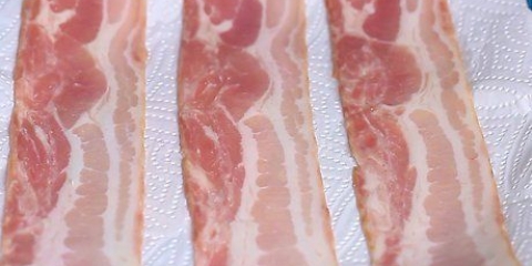 Optø bacon hurtigt