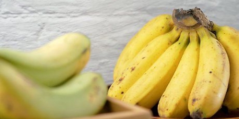 Frysning af bananer