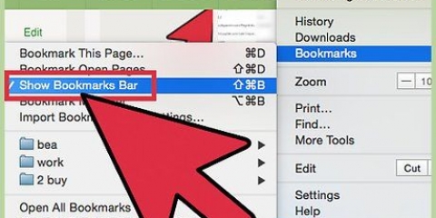Vis bogmærker i chrome