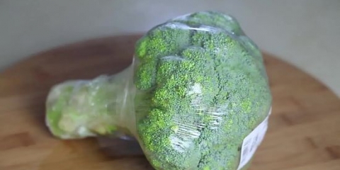 Damp broccoli