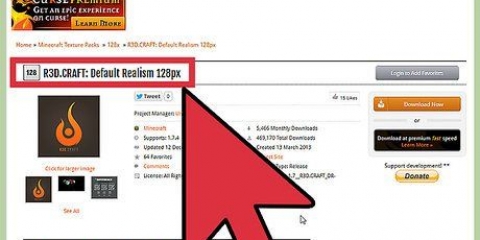 Installer ressourcepakker til minecraft