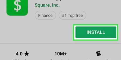 Brug af cash app på android