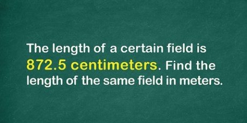 Konverter centimeter til meter