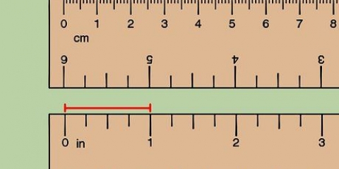 Konverter centimeter til tommer