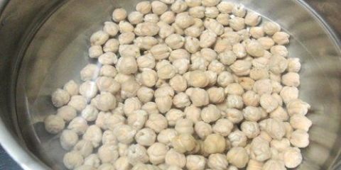 Forberedelse af chole masala