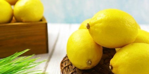 Opbevaring af citroner