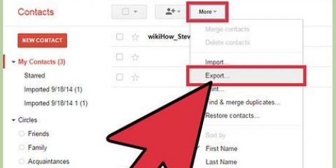 Føj kontakter til gmail med en csv-fil