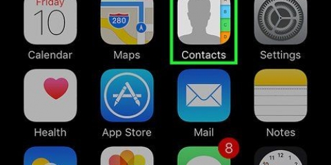 Tilføj kontakter på en iphone
