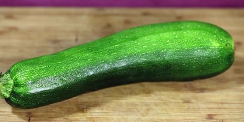 Nedfrysning af zucchini