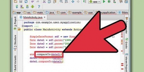 Sammenlign datoer i java