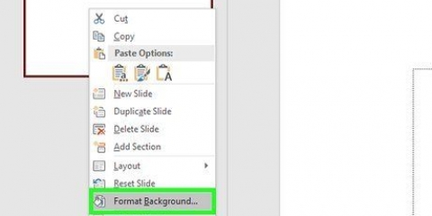 Skift baggrunden for powerpoint-dias