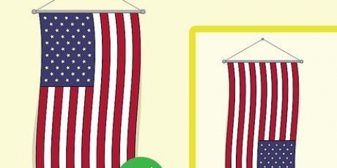 Hænger det amerikanske flag lodret