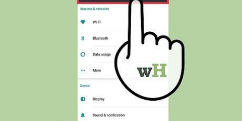 Sparer batteriet på en android