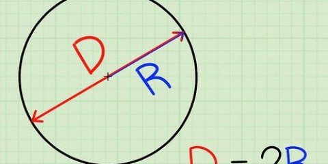 Beregning af diameteren af ​​en cirkel