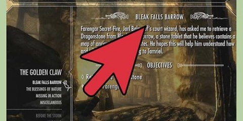 Få og aflever dragonstone fra bleak falls barrow i skyrim