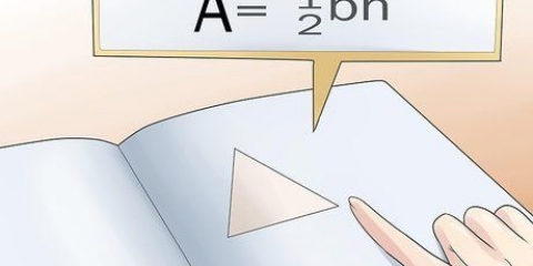 Beregning af højden af ​​en trekant