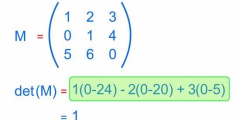 Find det omvendte af en 3x3 matrix