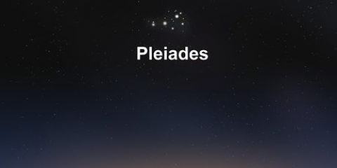 At finde plejaderne