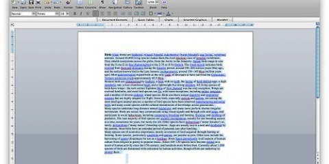 Justering af linjeafstanden i et word-dokument