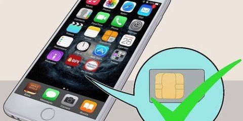 Fjernelse af sim-kortet fra en iphone