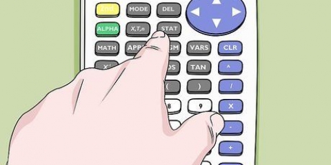 Beregning af standardafvigelsen for en række tal på en ti 84 grafregner