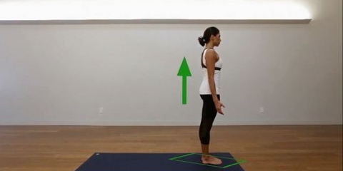 Udførelse af yoga warrior pose