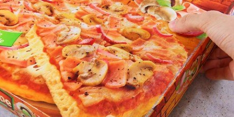 Tilbered frossen pizza